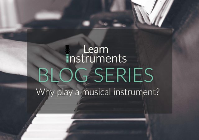 playing a musical instrument